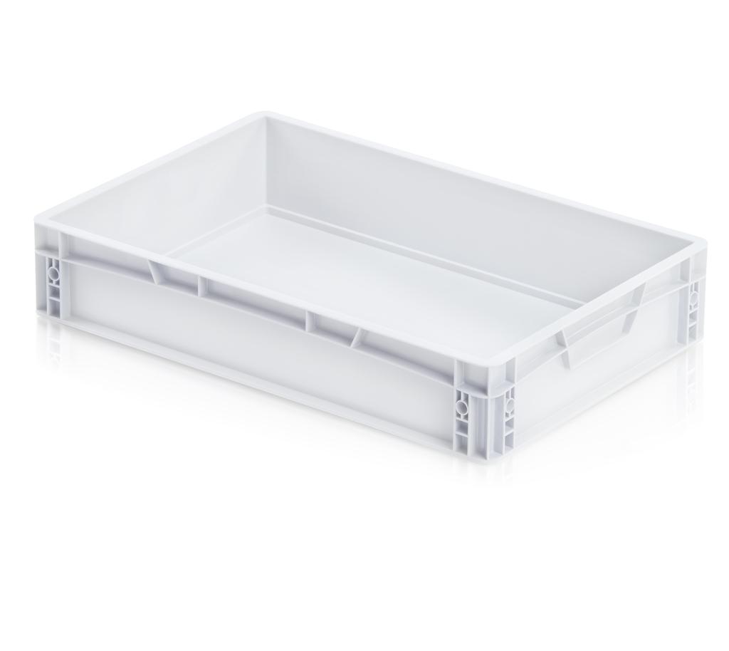 Eurobehälter 60 x 40 x 12 geschlossener Griff natural